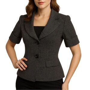 THE LIMITED Vintage Short Sleeve Tailored Blazer